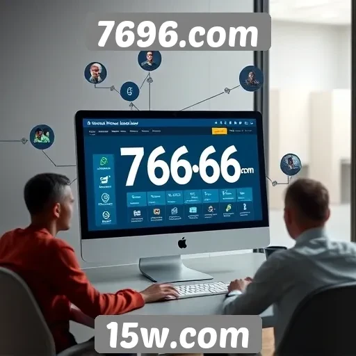 Exploração das funcionalidades do site 7696.com